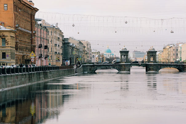 Sankt Petersburg w okresie zimowym