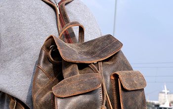 Plecak na wycieczkę w stylu vintage